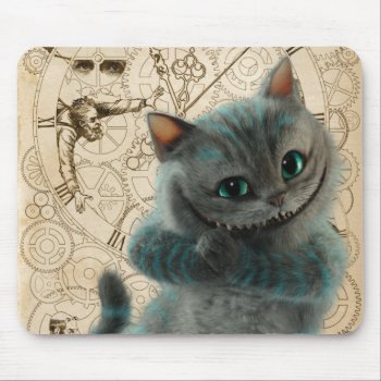 Alice Thru The Looking Glass | Cheshire Cat Grin Mouse Pad by AliceLookingGlass at Zazzle