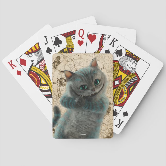 Alice Thru the Looking Glass | Cheshire Cat Grin Poker Cards (Back)