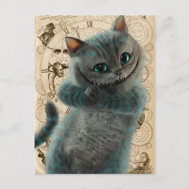 Alice Thru the Looking Glass | Cheshire Cat Grin Postcard (Front)