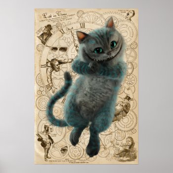 Alice Thru The Looking Glass | Cheshire Cat Grin Poster by AliceLookingGlass at Zazzle