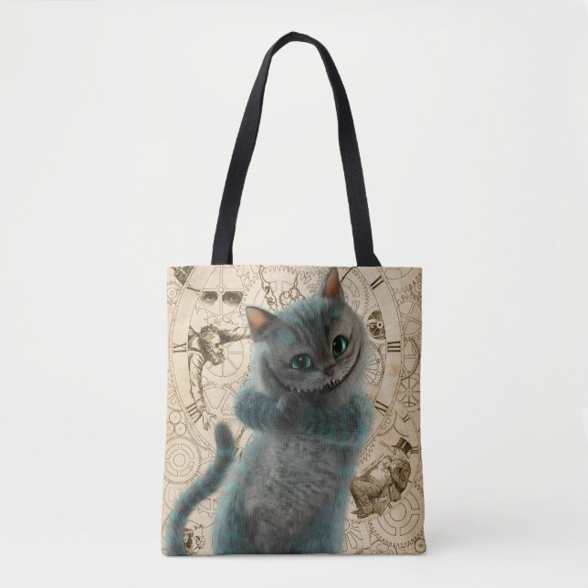 Alice Thru the Looking Glass | Cheshire Cat Grin Tote Bag (Front)
