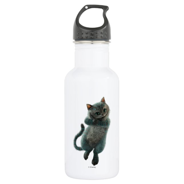 Alice Thru the Looking Glass | Cheshire Cat Grin Water Bottle (Front)