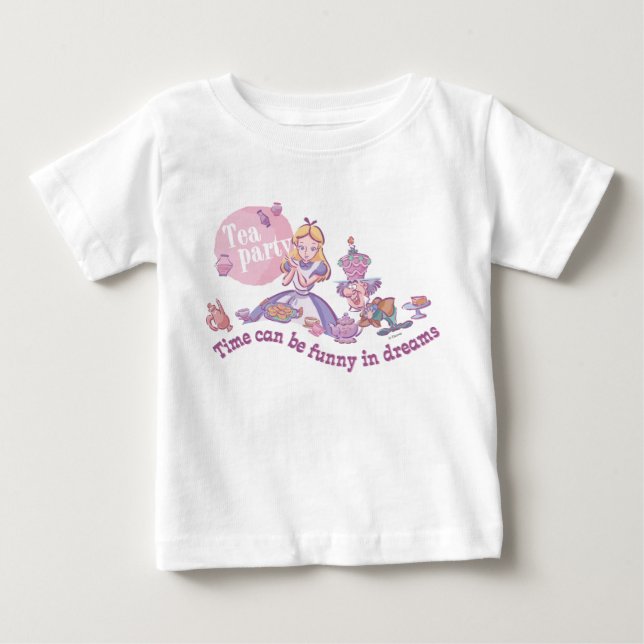 Alice | Time Can Be Funny In Dreams Baby T-Shirt (Front)