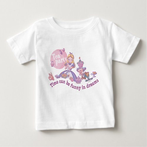 Alice  Time Can Be Funny In Dreams Baby T_Shirt