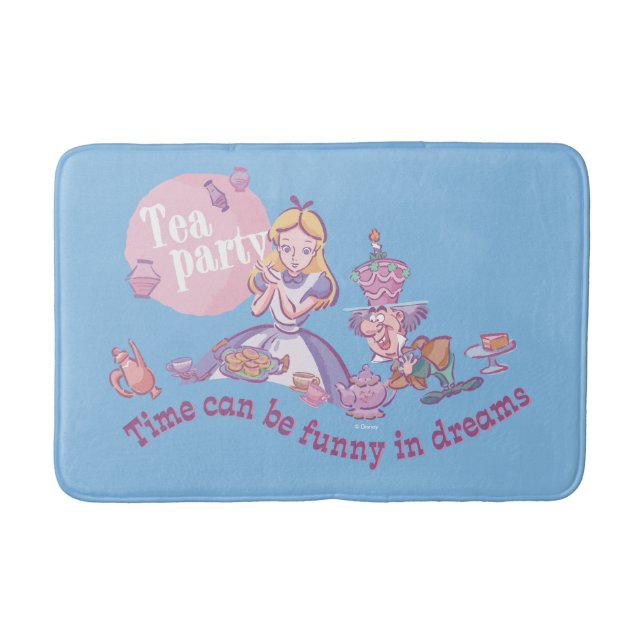 Alice | Time Can Be Funny In Dreams Bathroom Mat (Front)