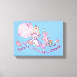 Alice   Time Can Be Funny In Dreams Canvas Print