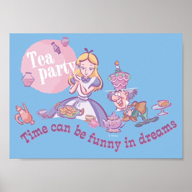 Alice | Time Can Be Funny In Dreams Poster (Front)