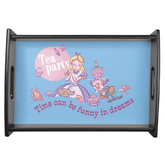 Alice | Time Can Be Funny In Dreams Serving Tray (Front)