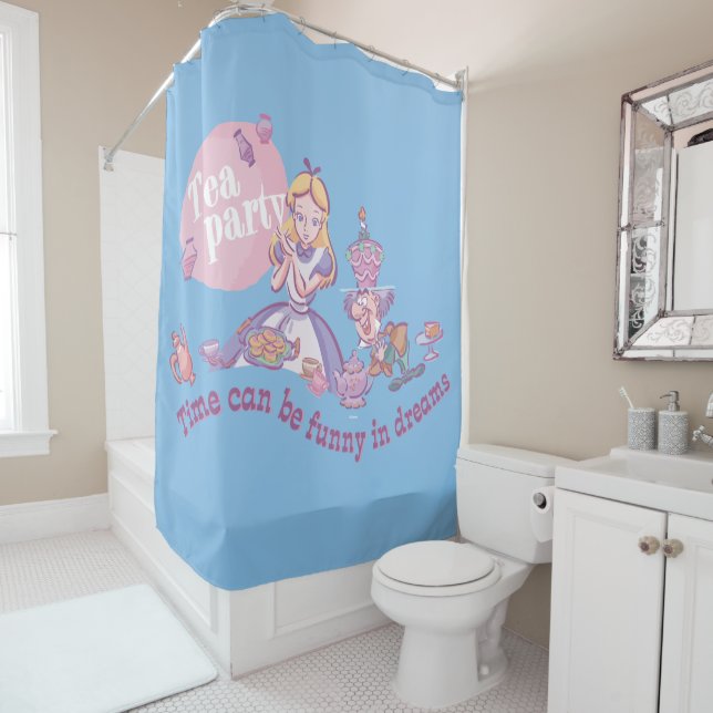 Alice | Time Can Be Funny In Dreams Shower Curtain (In Situ)