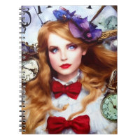 Alice Time Keeps Moving AI Generated Art  Notebook