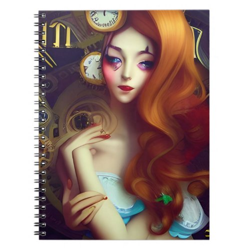 Alice Time Keeps Moving AI Generated Art  Notebook