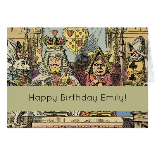 Alice Trial of the Knave of Hearts Vintage  (Front Horizontal)