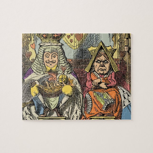 Alice Trial of the Knave of Hearts Vintage  Jigsaw Puzzle (Horizontal)