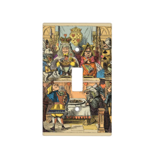 Alice Trial of the Knave of Hearts Vintage  Light Switch Cover