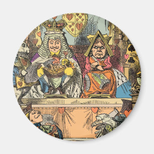 Alice Trial of the Knave of Hearts Vintage  Magnet