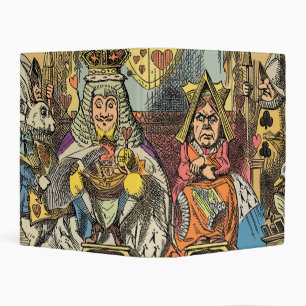 Alice Trial of the Knave of Hearts Vintage  Mini Binder
