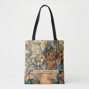 Alice Trial of the Knave of Hearts Vintage  Tote Bag