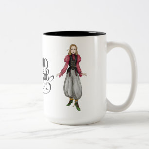 Alice   Uniquely Alice Two-Tone Coffee Mug