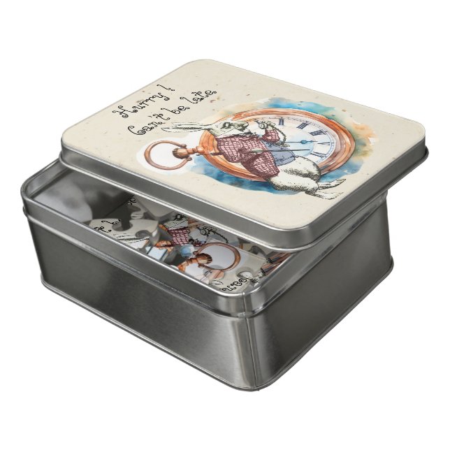 Alice - White Rabbit 1865 Jigsaw Puzzle (Lid Open)