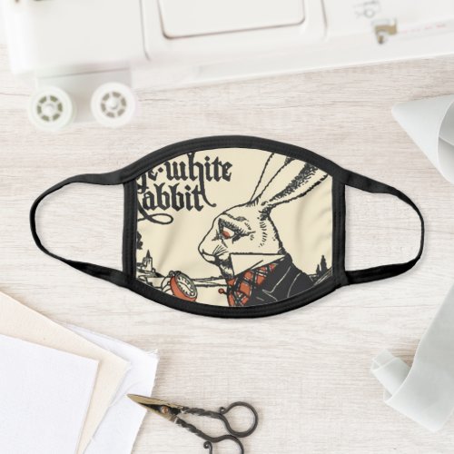 Alice White Rabbit Classic Wonderland  Face Mask