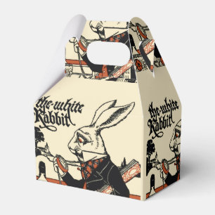 Alice White Rabbit Classic Wonderland  Favor Boxes