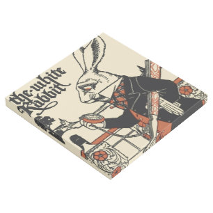 Alice White Rabbit Classic Wonderland  Gallery Wrap