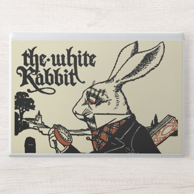 Alice White Rabbit Classic Wonderland  HP Laptop Skin (Front)