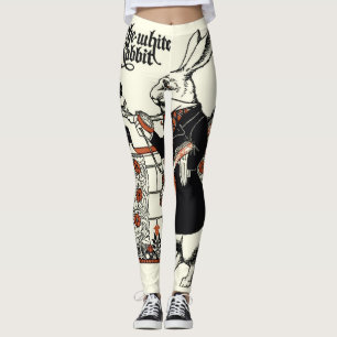 Alice White Rabbit Classic Wonderland  Leggings