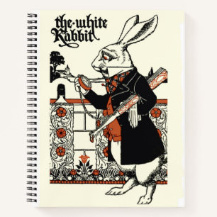 Alice White Rabbit Classic Wonderland Notebook