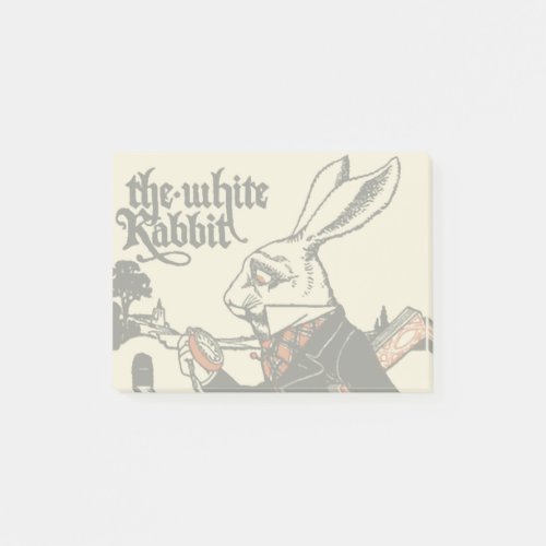 Alice White Rabbit Classic Wonderland  Post_it Notes