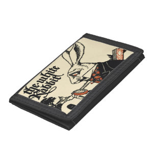 Alice White Rabbit Classic Wonderland Trifold Wallet