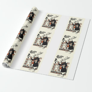 Alice White Rabbit Classic Wonderland Wrapping Paper