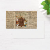 Alice & White Rabbit Vintage Dictionary Art Quote (Desk)