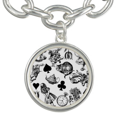 Alice White Rabbit Wonderland Classic Bracelet