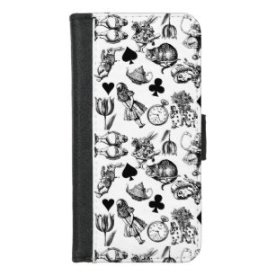 Alice White Rabbit Wonderland Classic iPhone 8/7 Wallet Case