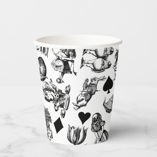 Alice White Rabbit Wonderland Classic Paper Cups