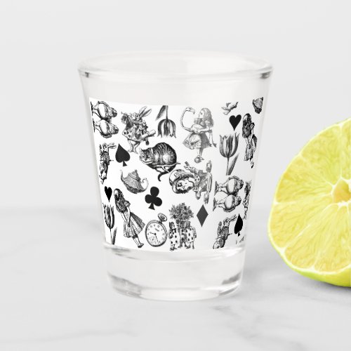 Alice White Rabbit Wonderland Classic Shot Glass