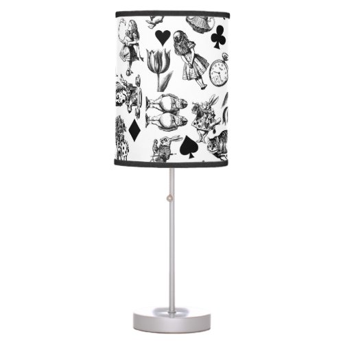 Alice White Rabbit Wonderland Classic Table Lamp