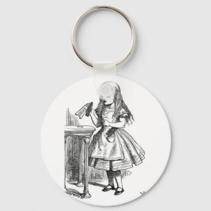 Alice with "Drink Me" Bottle Keychain