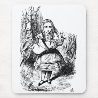 Alice with the Pig Mouse Pad