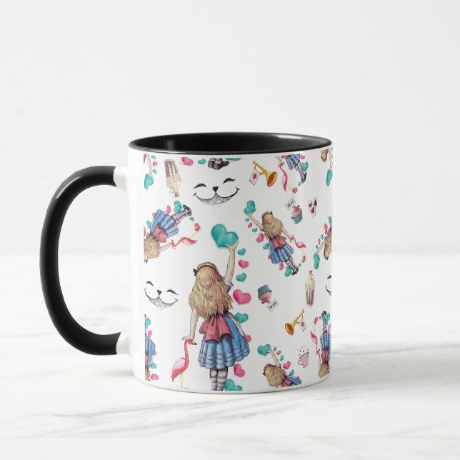 Alice Wonderland Adventures Gift Mug (Left)