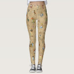Alice wonderland leggings<br><div class="desc">Vintage Alice wonderland mad hatter and white rabbit leggings</div>