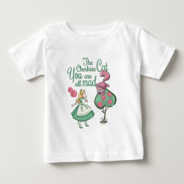 Alice | You Are All Mad Baby T-Shirt (Front)