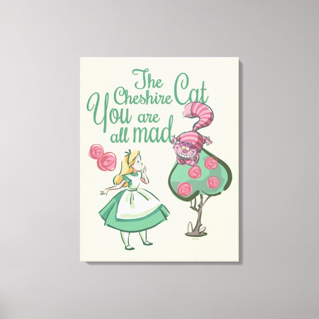 Alice | You Are All Mad Canvas Print (Front)