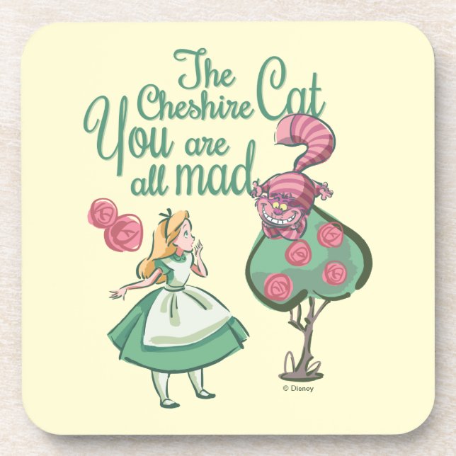 Alice | You Are All Mad Coaster (Front)