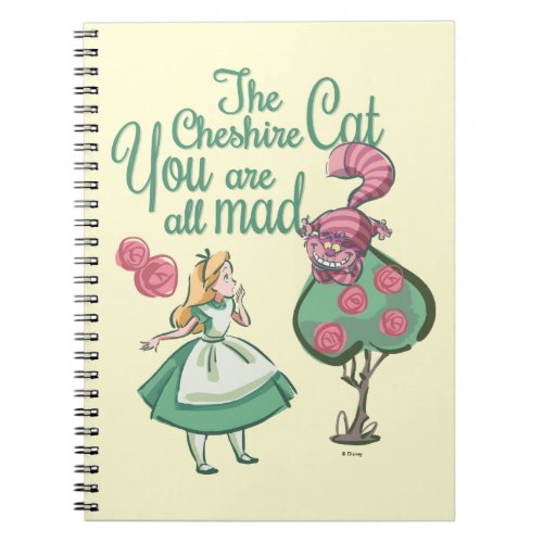 Alice  You Are All Mad Notebook