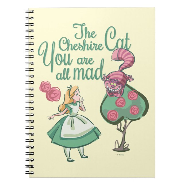 Alice | You Are All Mad Notebook (Front)