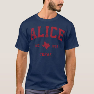 Aliceeas Sports Red Print boy T-Shirt