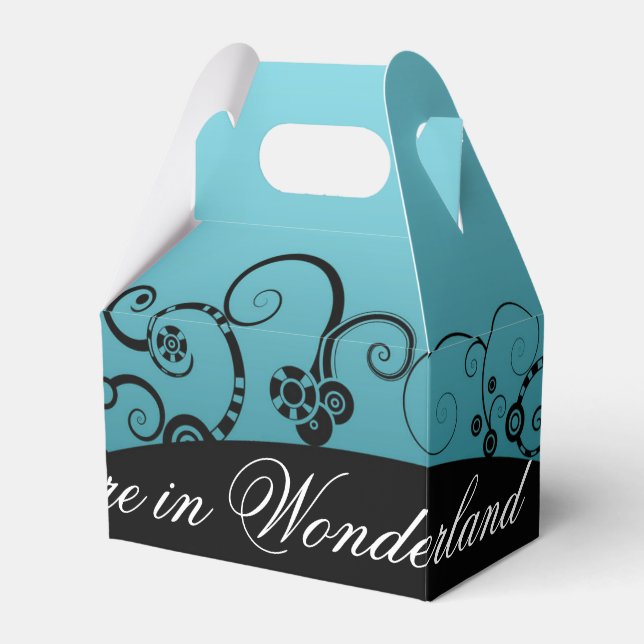 Alice's Adventure in Wonderland Favor Boxes (Front Side)