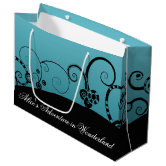 Alice in a Winter Wonderland Large Gift Bag - 1 Each